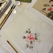 Retrouver les rivages de la Mer de Chine . Watercolor Painting, Collage, and Traditional illustration project by Kim Do-B - 12.14.2023
