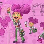 Meu projeto do curso: Design de personagens para animação com Photoshop. Un projet de Animation, Conception de personnages , et Animation de personnages de Renata Souza - 11.12.2023