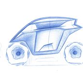 Il mio progetto del corso: Design di auto: tracciare il bozzetto. Design, Industrial Design, Product Design, and Sketching project by mahamadmalik_bagwan - 12.15.2023