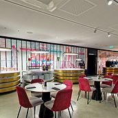 NHOW FRANKFURT HOTEL - RESTAURANTE. Architecture, Interior Architecture, Interior Design & Interior Decoration project by David Zuker - 12.15.2023