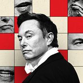 Fortune Illustration - Elon Musk Tyrant, Published 12/2022. Een project van Redactionele illustratie van Victoria Ellis - 10.12.2022