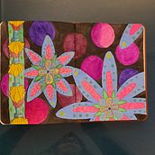 Mijn project van de cursus: Botanische patronen in je schetsboek: overwin de blanco pagina. Traditional illustration, Pattern Design, Botanical Illustration, and Sketchbook project by An Johanna De Blauwe - 12.12.2023