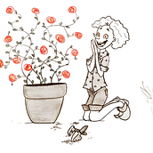 Mon projet du cours : Introduction à la création de personnages dans le style des cartoons. Ilustração tradicional, Design de personagens, e Desenho projeto de Aurelie Boisbunon - 16.12.2023