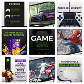 Mi proyecto del curso: Diseño gráfico para principiantes (Zona de video juegos). Een project van  Ontwerp,  Br, ing en identiteit, Grafisch ontwerp, T, pografie, Logo-ontwerp, T y pografisch ontwerp van Gustavo Andrés - 14.12.2023
