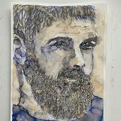 My project for course: Experimental Portraiture with Ink, Tea and Alcohol. Un proyecto de Bellas Artes, Pintura, Dibujo e Ilustración con tinta de corinawaage - 17.12.2023