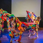 Dream Spaces for Pones at Fringe Festival Cincinnati. Un proyecto de Diseño textil, Diseño de vestuario y Escenografía de Lindsey Whittle - 05.06.2023