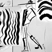 Mi proyecto del curso: Ilustración de moda con técnicas mixtas. Traditional illustration, Collage, Fashion Design, and Fashion Illustration	 project by Say Pisni - 12.17.2023