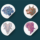 The great power of nature - wild animals, in the female gender.. Een project van Traditionele illustratie,  Ontwerp,  Reclame,  Br, ing en identiteit, Posterontwerp,  Modeontwerp y Ontwerp van briefpapier van Luília Vicente - 24.11.2023