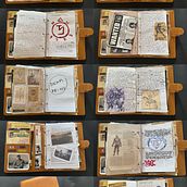 My version of John Winchester's journal from Supernatural . Un progetto di Design, Cinema, video e TV e Graphic design di Emma Walker - 18.12.2023