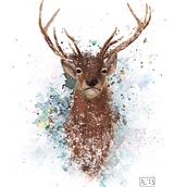 King of the Forest. Watercolor Painting, and Digital Painting project by Alicia Latimer - 09.30.2023