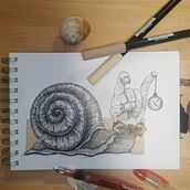 Surealism. Sketchbook project by Carina Alexandra Richter - 12.19.2023