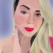 Thalyta . Digital Painting project by waltinhos_ - 12.15.2023