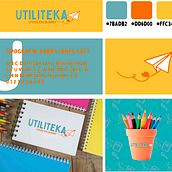 Branding Utiliteka. Br, ing, Identit, Accessor, Design, and Graphic Design project by Daniela Abigail Rodriguez - 12.19.2023