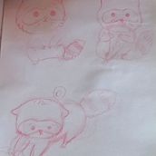Mi proyecto del curso: Ilustración kawaii: crea personajes encantadores. Un proyecto de Ilustración tradicional, Diseño de personajes y Manga de AnA GL - 19.12.2023