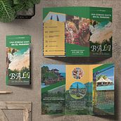 DISEÑO DE TRÍPTICO - Viaje a Bali con El Corte Inglés. Design, Advertising, and Graphic Design project by Iker Serrano Fernández - 12.19.2023