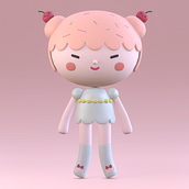 My project for course: Kawaii Character Creation in 3D with Blender. Traditional illustration, Character Design, Digital Illustration, 3D Modeling, and Manga project by awajy.m.m - 12.17.2023