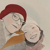 My project for course: Illustrated Portraits with Procreate Ein Projekt aus dem Bereich Traditionelle Illustration, Vektorillustration, Digitale Illustration und Porträtzeichnung von alexandra_shatskaya - 19.12.2023