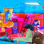 UNDERSTAND ABOUT ADDICTION. Un progetto di Illustrazione digitale, Design editoriale e Illustrazione editoriale di Wayne Cheng - 20.12.2023