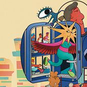 THE JOYS OF SPITE EXERCISING. Un progetto di Illustrazione tradizionale, Illustrazione digitale, Design editoriale e Illustrazione editoriale di Wayne Cheng - 20.12.2023