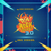 Dia del Rock colombia 3.0. Art Direction, Design, Br, ing, Identit, and Advertising project by Camilo Bermúdez - 12.20.2023