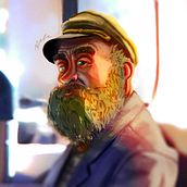 Poster Studio Babayaga "Velho marinhero" | Poster Studio Babayaga "old sailor". Digital Illustration, and Character Design project by RAFAEL AVILA - 12.20.2023