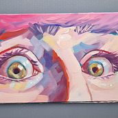 Meu projeto do curso: Pintura de olhos a óleo: a alma do retrato. Projekt z dziedziny Malarstwo i Malarstwo olejowe użytkownika Monica Martins - 20.12.2023