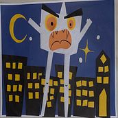 My project for course: Illustrated Characters with Paper. Un projet de Illustration traditionnelle, Conception de personnages, Collage, Papercraft, Illustration jeunesse , et Créativité avec les enfants de Johana Ramirez - 21.12.2023