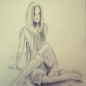 Lady in Boots Ein Projekt aus dem Bereich Bildende Künste von Pilar Calleja Ramos - 29.10.2022