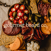 Gourmet Board Co. Branding. Un progetto di Br, ing, Br, identit e Graphic design di Nienke Willems - 21.12.2023