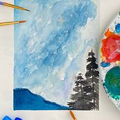 My project for course: Coloring with Watercolor: Discover Your Chromatic Character. Un projet de Illustration traditionnelle, Beaux Arts, Peinture, Aquarelle , et Théorie des couleurs de Johana Ramirez - 21.12.2023