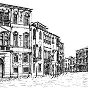 My project for course: Urban Architectural Sketching with Ink - Grand Canal, Venice. Traditional illustration, Sketching, Drawing, Architectural Illustration & Ink Illustration project by hillmountcherry - 12.17.2023