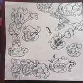 Proyecto: D.D.D.: crea personajes fantásticos (YO) Ein Projekt aus dem Bereich Design von Figuren, Skizzenentwurf, Bleistiftzeichnung, Zeichnung und Sketchbook von pvzversionbarat0 - 22.12.2023