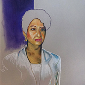 Paloma septiembre 12. Pastel seco. Painting, Drawing, Portrait Drawing, and Artistic Drawing project by M. Gerardo Rodríguez - 12.23.2023