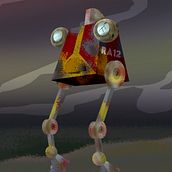 Robot. Traditional illustration project by Ricardo Jottas - 02.06.2023