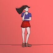 My project for course: Dynamic Character Illustration. Traditional illustration, Character Design, Comic, Creativit, Drawing, Digital Drawing, and Manga project by Mahdie Avidfar - 12.24.2023