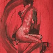 Il mio progetto del corso: Disegno contemporaneo della figura umana: espressione e movimento. Traditional illustration, Fine Arts, Drawing, Artistic Drawing, Acr, lic Painting, and Figure Drawing project by Graziella Albore - 12.24.2023