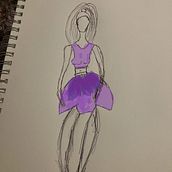 My project for course: Styling and Costume Design for a Stage Performance. Fashion Design project by Eleanor Taulbut - 12.22.2023