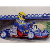 Kart. Ilustração tradicional projeto de Toni Martinez Morales - 24.12.2023