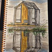 My practice: Expressive Architectural Sketching with Colored Markers Ein Projekt aus dem Bereich Design, Architektur, Skizzenentwurf, Kreativität, Zeichnung, Architektonische Illustration und ArchVIZ von Jonathan - 24.12.2023