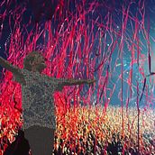Art with Lyrics. Creativit, Drawing, and Digital Drawing project by Elsa - 12.25.2023
