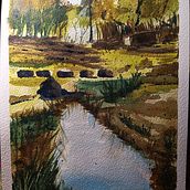 Mi proyecto del curso: Paisajes naturales en acuarela Ein Projekt aus dem Bereich Bildende Künste, Malerei und Aquarellmalerei von angelesmoranmiguelez - 25.12.2023