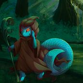 My project for course: Fantasy Character Design in Procreate. Un proyecto de Ilustración tradicional, Diseño de personajes, Ilustración digital, Dibujo digital y Pintura digital de Demi Martens - 03.03.2024