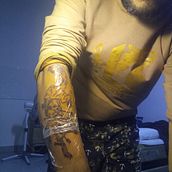 Mi proyecto del curso: Introducción al tatuaje de estilo etching. Tattoo Design project by Mario Botero - 12.26.2023