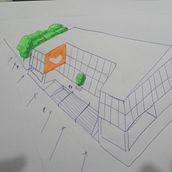Meu projeto do curso: Desenho arquitetônico: perspectiva e releitura. 3D, Architecture, Interior Design, Drawing, Architectural Illustration, and Spatial Design project by sophia alvez - 12.24.2023