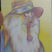 Mi proyecto del curso: Dibujo de retratos llamativos con lápices de colores. Un progetto di Disegno, Disegno di ritratti, Sketchbook e Disegno con matite colorate di Marco Antonio Abanto Ventura - 27.12.2023