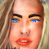 Beleza . Digital Painting project by waltinhos_ - 12.26.2023