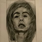 My project for course: Artistic Charcoal Portraiture: Creating Atmosphere. Traditional illustration, Fine Arts, Drawing, Portrait Drawing, Realistic Drawing, and Artistic Drawing project by ch9900156 - 12.27.2023