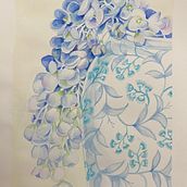 Blue vase. Un progetto di Pittura ad acquerello di Narnia D - 27.12.2023