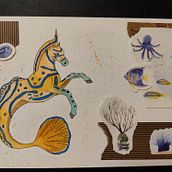 Mijn project van de cursus: Dierlijke Illustratie: Het vangen van Dieren in het Wild in een Schetsboek. Ilustração tradicional, Colagem, Sketchbook e Ilustração naturalista projeto de yvonne_kolen - 26.12.2023