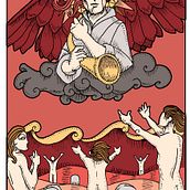 Mi proyecto del curso: Ilustración para el Tarot: Creando tu estilo propio Ein Projekt aus dem Bereich Zeichnung, Digitale Illustration und Illustration mit Tinte von Francisco Bravari - 28.12.2023